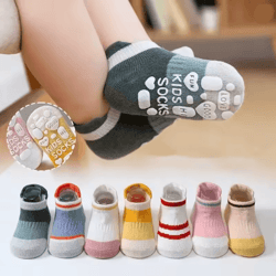baby anti slip cotton socks 5 pair non slip floor socks for newborn to 5 years