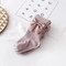 Girls Cotton Bow Tights High Waist Winter Pantyhose For Toddlers And Kids 7