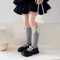 Girls Long Tube Dance Socks Solid Color Princess Student Mid Calf Socks 5