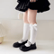 Girls Long Tube Dance Socks Solid Color Princess Student Mid Calf Socks 8