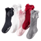 Baby Girls Christmas Knee High Bow Socks Cute Cotton Princess Long Tube Socks 2