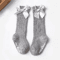 Baby Girls Christmas Knee High Bow Socks Cute Cotton Princess Long Tube Socks 6