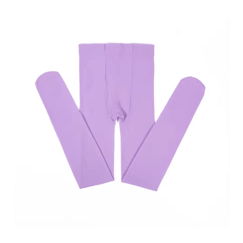 Girls Velvet Ballet Dance Tights Soft Solid Color Kids Pantyhose 14