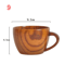 Handmade Wooden Beer Cup Natural Spruce Wood Big Belly Drink Mug 11
