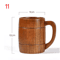 Handmade Wooden Beer Cup Natural Spruce Wood Big Belly Drink Mug 13