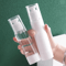 Clear Airless Pump Bottle Travel Size Cosmetic Cream Dispenser 0