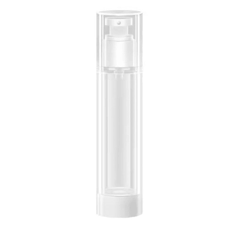 Clear Airless Pump Bottle Travel Size Cosmetic Cream Dispenser 2