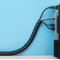 Spiral Cable Protector Wrap 2m Wire Cover And Desk Cord Organizer 1