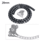 Spiral Cable Protector Wrap 2m Wire Cover And Desk Cord Organizer 4