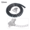 Spiral Cable Protector Wrap 2m Wire Cover And Desk Cord Organizer 7