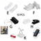 10 Pack USB Cable Organizer Clips Desktop Charger Cord Holders 0