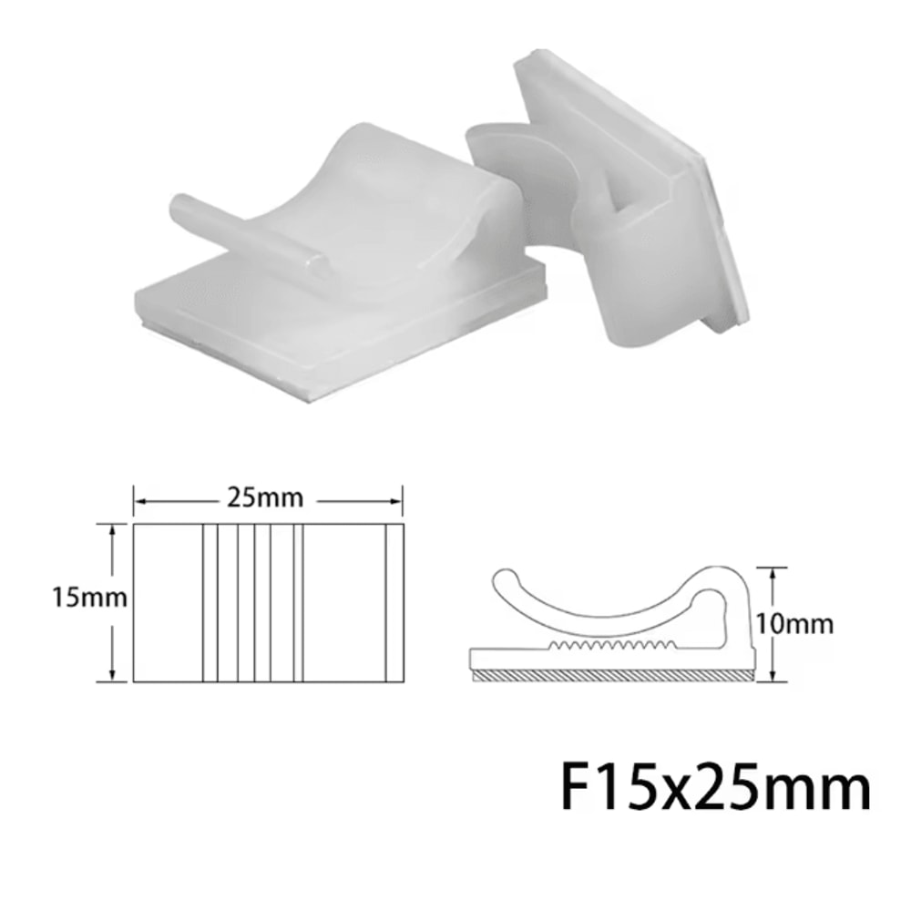 10 Pack USB Cable Organizer Clips Desktop Charger Cord Holders 6