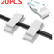 Self Adhesive Cable Holder Clip Desktop Wire Organizer For PC And USB Cords 3