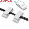 Self Adhesive Cable Holder Clip Desktop Wire Organizer For PC And USB Cords 3