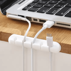 silicone cable holder clips self adhesive usb cord organizer for desk