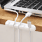 Silicone Cable Holder Clips Self Adhesive USB Cord Organizer For Desk 0