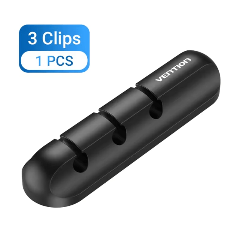 Vention Silicone Cable Organizer USB Plug Box And Flexible Wire Holder 4