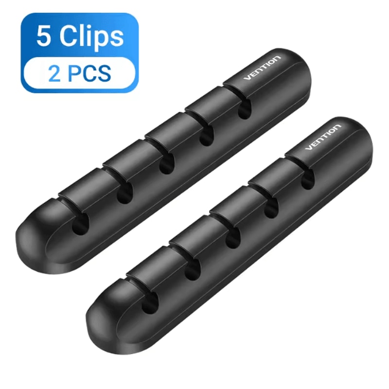 Vention Silicone Cable Organizer USB Plug Box And Flexible Wire Holder 7