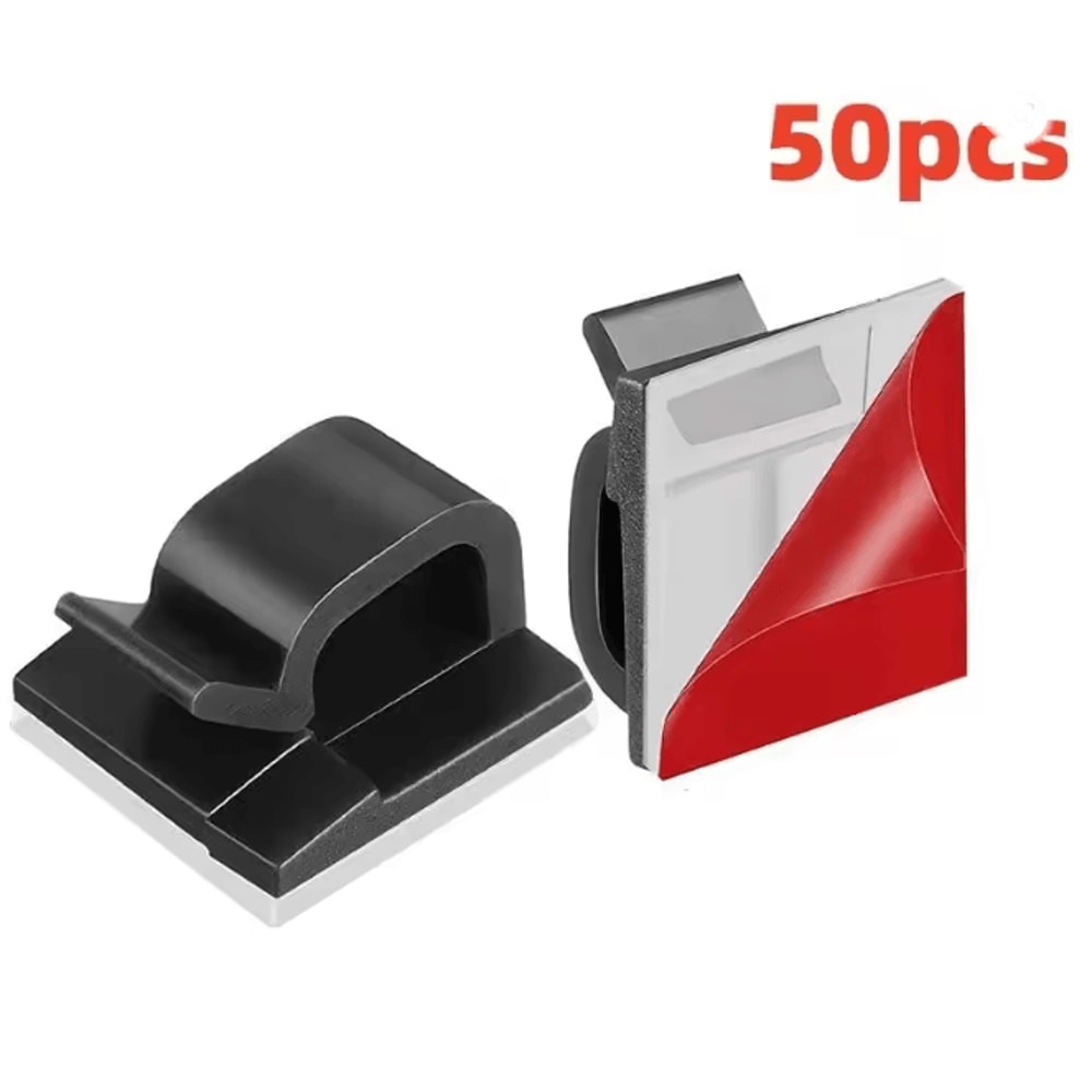 USB Cable Organizer Clip Adhesive Wire Winder And Desk Cord Holder 9