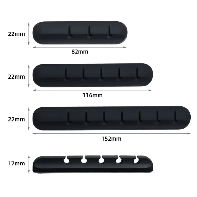 Silicone USB Cable Organizer Clip Desktop Charging Cord Holder 2