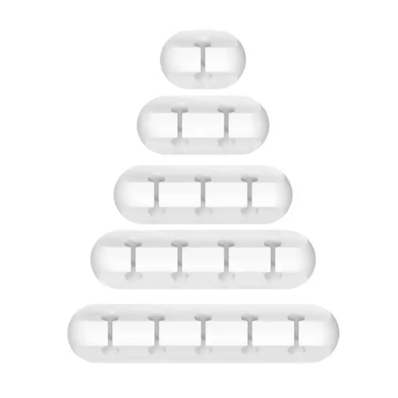 Silicone USB Cable Organizer Clip Desktop Charging Cord Holder 9