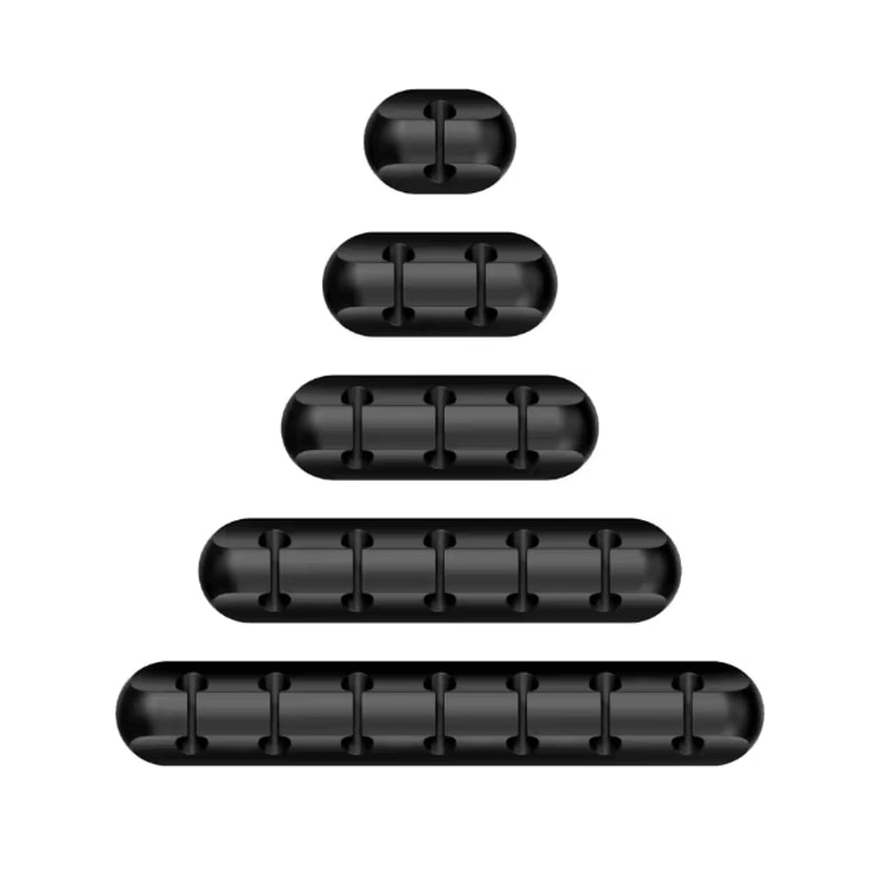 Silicone USB Cable Organizer Clip Desktop Charging Cord Holder 10