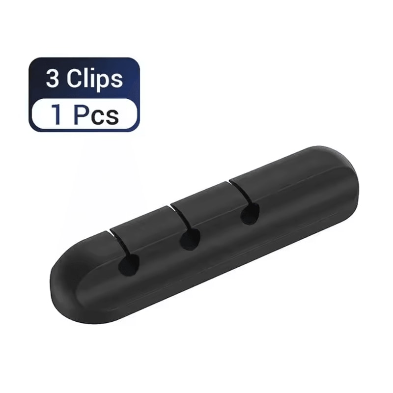 Silicone USB Cable Organizer Clip Desktop Charging Cord Holder 15