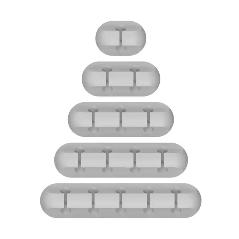 Silicone USB Cable Organizer Clip Desktop Charging Cord Holder 17