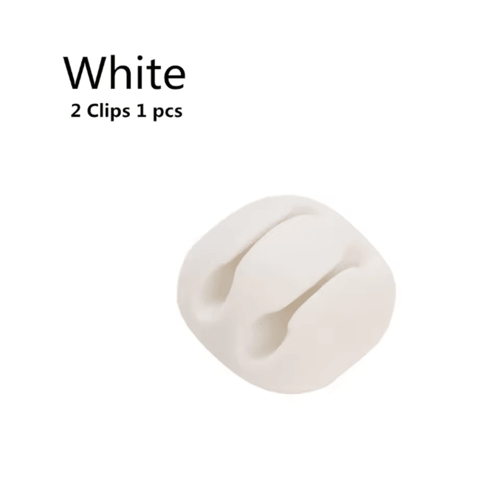 Silicone USB Cable Organizer Desktop Wire Winder And Cord Protector 8