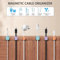 Magnetic Cable Clips Adjustable USB Cord Holder For Desk And Under Desk Management 1