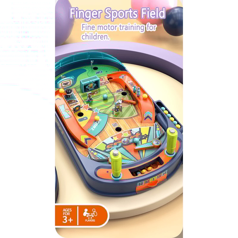 Kids Marble Battle Pinball Game Table For Hand Eye Coordination And Family Fun 1