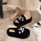 Womens Furry Slide Slippers Plush Fur Flip Flops For Home And Party 0