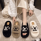 Womens Furry Slide Slippers Plush Fur Flip Flops For Home And Party 2