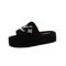 Womens Furry Slide Slippers Plush Fur Flip Flops For Home And Party 3