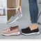 Womens Breathable Mesh Slip On Sneakers Orthopedic Platform Trainers 0