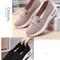 Womens Breathable Mesh Slip On Sneakers Orthopedic Platform Trainers 1