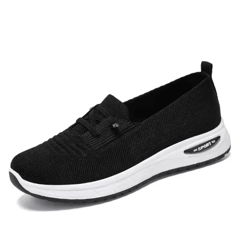 Womens Breathable Mesh Slip On Sneakers Orthopedic Platform Trainers 2