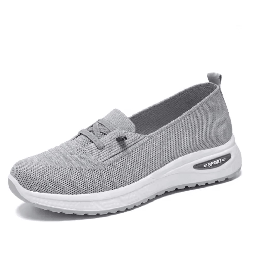 Womens Breathable Mesh Slip On Sneakers Orthopedic Platform Trainers 4