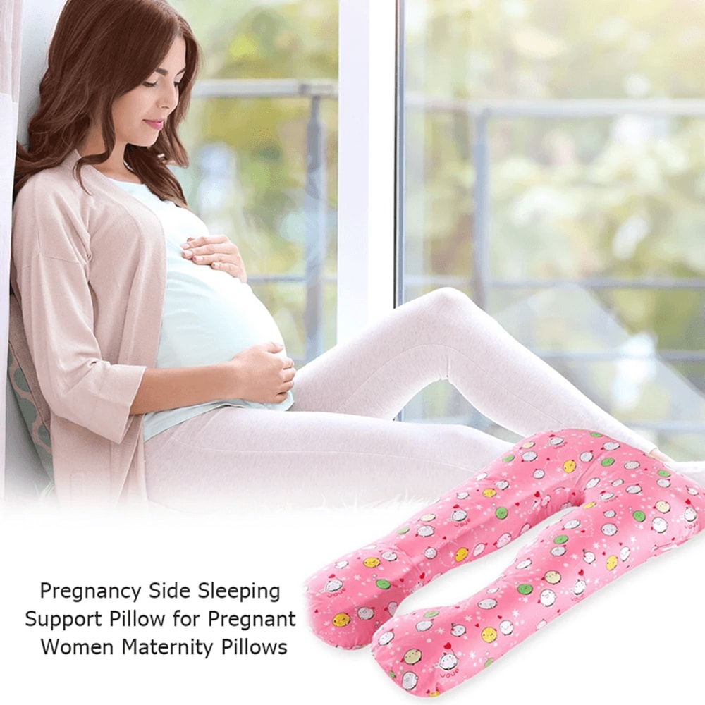 U Shape Maternity Pillow Case Cotton Replacement Cover 1
