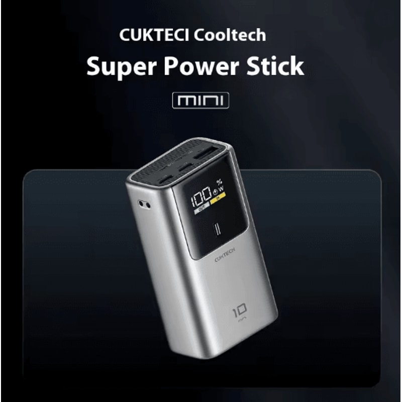 CUKTECH 10000mAh Mini Power Bank 55W Fast Charging With Digital Display 2