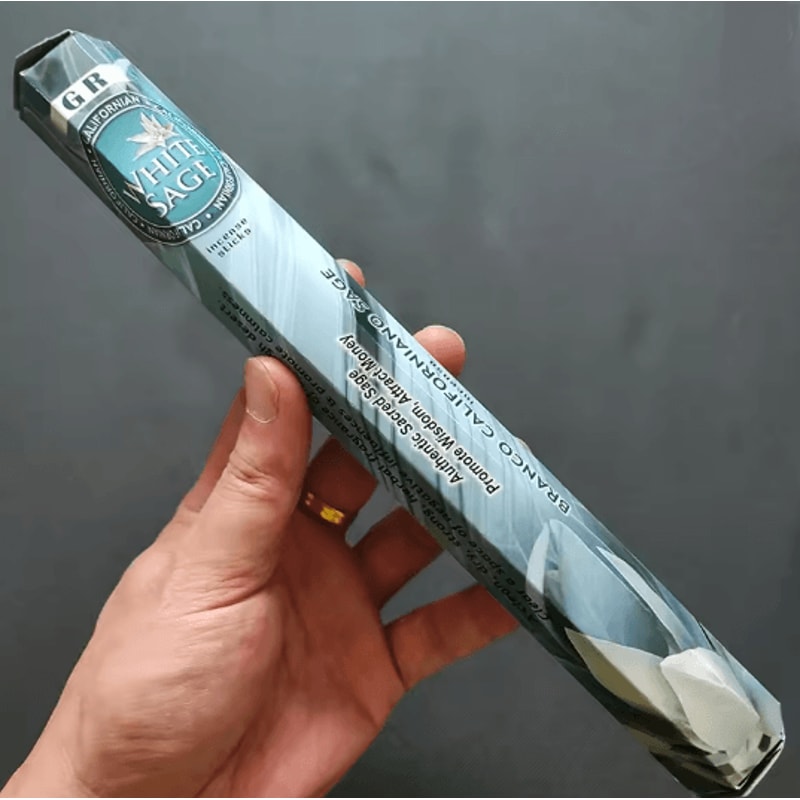 White Sage Incense Sticks 20 Pack Natural Aromatherapy For Meditation And Home 4
