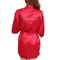 Personalized Satin Bridal Party Robe With Gold Lettering 10