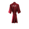Burgundy Satin Bridal Robe For Bride And Bridesmaids 2