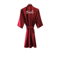 Burgundy Satin Bridal Robe For Bride And Bridesmaids 2