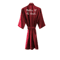 Burgundy Satin Bridal Robe For Bride And Bridesmaids 3