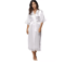 Lace Trim Satin Kimono Robe For Bridal And Nightwear 2