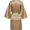 Elegant Satin Night Robe For Women With V Neck And Belted Waist 0
