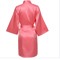 Elegant Satin Night Robe For Women With V Neck And Belted Waist 10