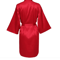 Elegant Satin Night Robe For Women With V Neck And Belted Waist 11