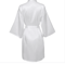 Elegant Satin Night Robe For Women With V Neck And Belted Waist 13